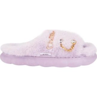 PANTUFLA PELUCHE LILA SHOSH CONFORT