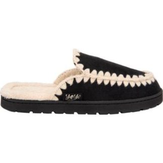 PANTUFLA TEJIDO NEGRO SHOSH CONFORT