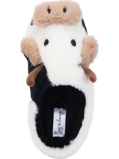 PANTUFLA VACA BLANCO/NEGRO LOVE TO LOUNGE - Image 4