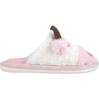 PANTUFLA VACA PELUCHE ROSA LOVE TO LOUNGE