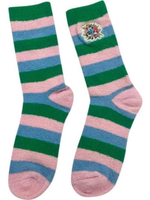 PAR DE CALCETINES DE PELUCHE UNITALLA NIÑA MULTICOLOR LAS CHICAS SUPER PODEROSAS