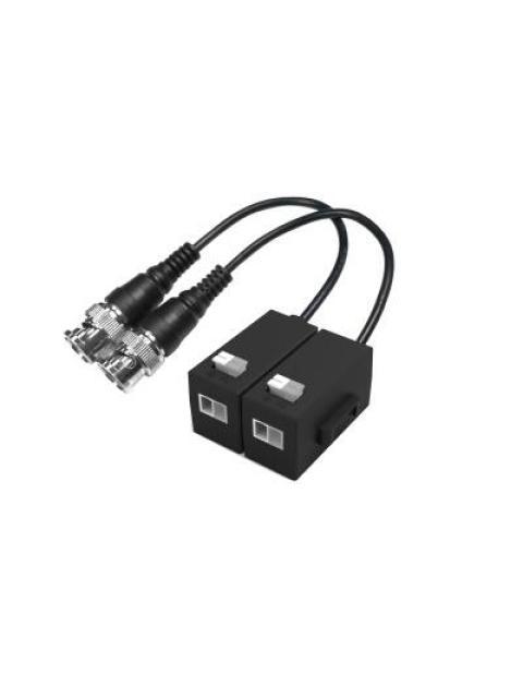 PAR DE TRANSCEPTORES PASIVOS HDCVI- 1080P A 250 MTS- 720P A 400 MTS- SOPORTA AHD- TVI- CBVS NB