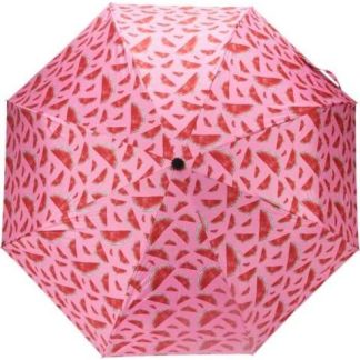 PARAGUAS PLEGABLE ESTAMPADO SANDIAS ROJO HOLLY LAND