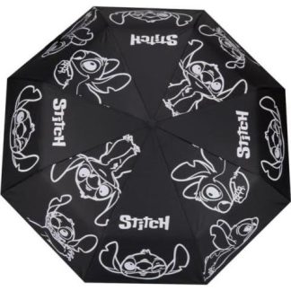 PARAGUAS PORTATIL STITCH NEGRO STITCH