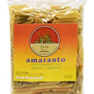 PASTA INTEGRAL CON VERDURA PLUMA 200 G ARTE AMARANTO