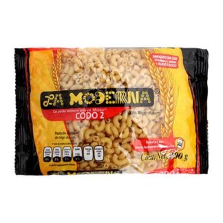 PASTA PARA SOPA LA MODERNA CODO #2 200 GRAMOS