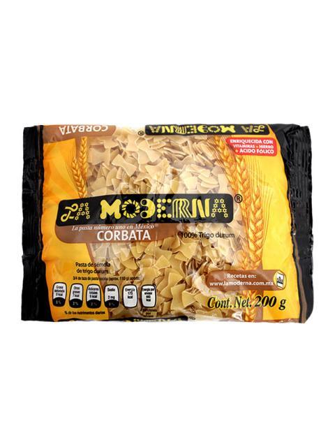 PASTA PARA SOPA LA MODERNA CORBATA 200 GRAMOS