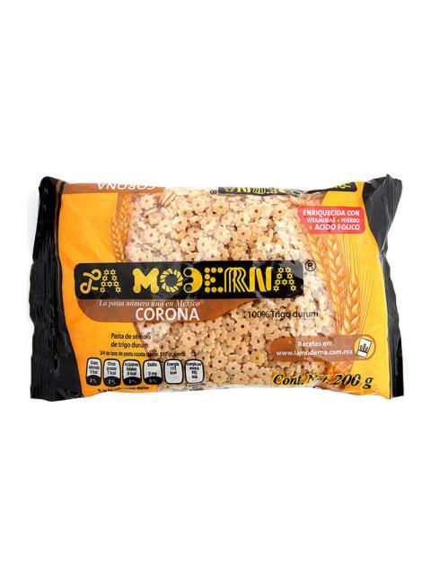 PASTA PARA SOPA LA MODERNA CORONA 200 GR