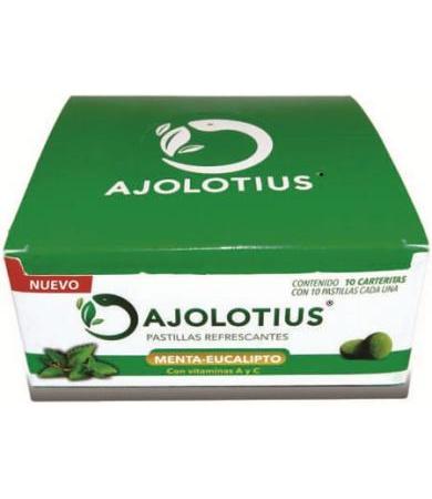 PASTILLAS MENTA EUCALIPTO BLISTER 10 PZA AJOLOTIUS P 10