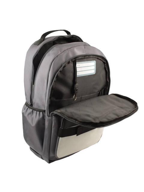 PC085201 MOCHILA ESCOLAR PARA NINOS MULTIPLES COMPARTIMENTOS MODELO LOOPY COLOR GRIS | PERFECT CHOICE - Image 3