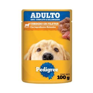 PEDIGREE ADULTO CORDERO SOBRE DE 100 GR