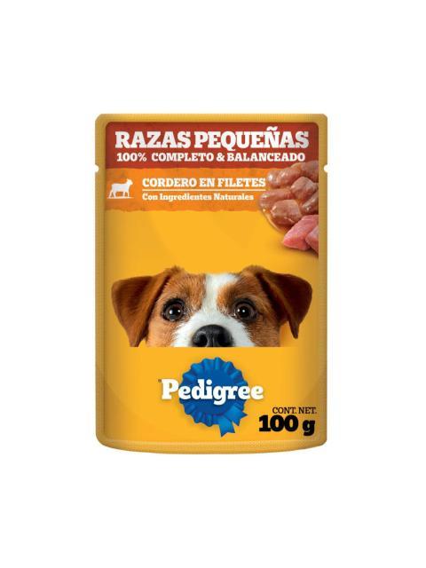 PEDIGREE RAZAS PEQ CORDERO SOBRE DE 100 GR