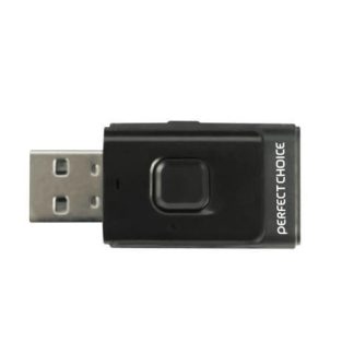 PERFECT CHOICE ADAPTADOR DE AUDIO BLUETOOTH 5.0 PC-331155 USB-A NEGRO