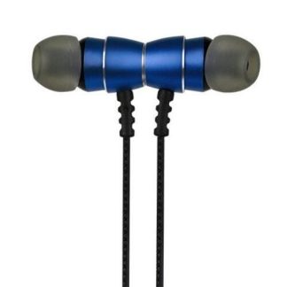 PERFECT CHOICE AUDIFONOS INTRAURICULARES CON MICROFONO STACCATO INALAMBRICO BLUETOOTH USB AZUL