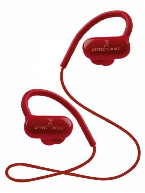 PERFECT CHOICE AUDIFONOS INTRAURICULARES DEPORTIVOS CON MICROFONO EFFORT INALAMBRICO BLUETOOTH NARANJA