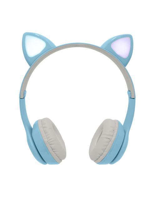 PERFECT CHOICE AUDIFONOS PARA NINOS CATTO BLUETOOTH ALAMBRICO-INALAMBRICO 3.5MM AZUL
