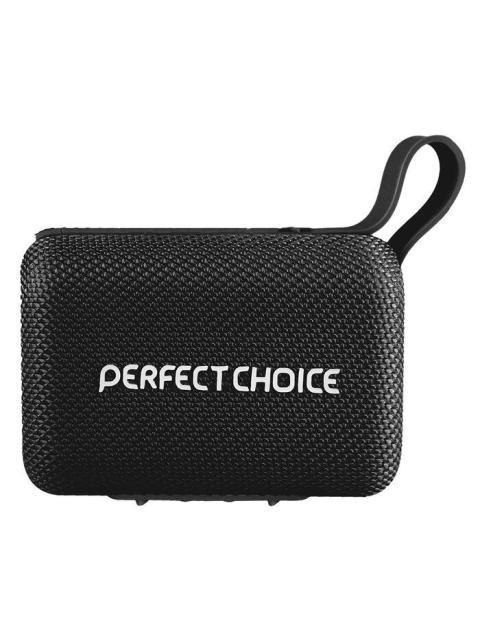 PERFECT CHOICE BOCINA PORTATIL SUGARY BLUETOOTH INALAMBRICO 10W RMS NEGRO