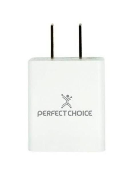 PERFECT CHOICE CARGADOR DE PARED PC-240372 5V USB BLANCO