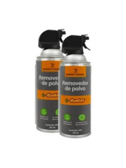 PERFECT CHOICE E-DUSTER AIRE COMPRIMIDO PARA REMOVER POLVO 330ML 2 PIEZAS