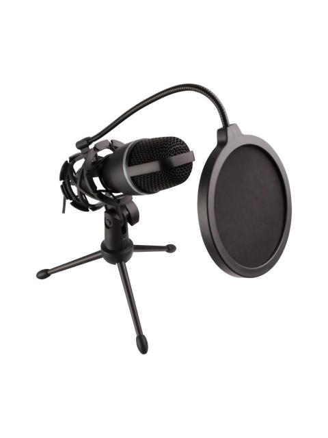 PERFECT CHOICE MICROFONO CON FILTRO NOISE BARRIER ALAMBRICO 3.5MM NEGRO