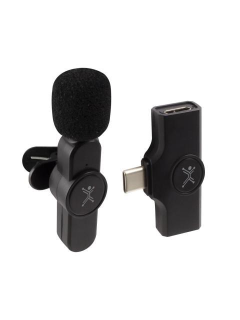 PERFECT CHOICE MICROFONO FIDELITY INALAMBRICO USB TYPO C 30 OHMIO NEGRO