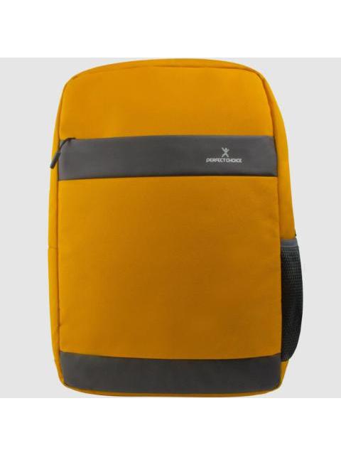PERFECT CHOICE MOCHILA DE POLIESTER BOLD PARA LAPTOP 15.6 AMARILLO