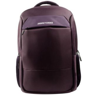 PERFECT CHOICE MOCHILA DE POLIESTER FEARLESS PARA LAPTOP 15.6 MORADO