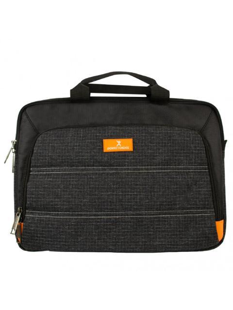 PERFECT CHOICE PORTAFOLIO DE POLIESTER GLITCH PARA LAPTOP 15.6 NEGRO