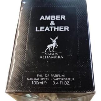 PERFUME AMBER & LEATHER MAISON ALHAMBRA UNISEX EDP 100ML