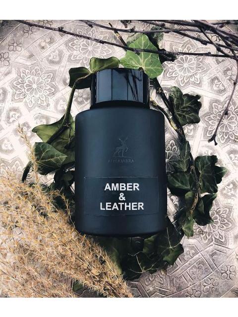 PERFUME AMBER & LEATHER MAISON ALHAMBRA UNISEX EDP 100ML - Image 4