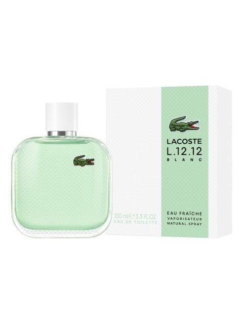 PERFUME LACOSTE L.12.12 BLANC EAU FRAICHE EDT 100ML HOMBRE