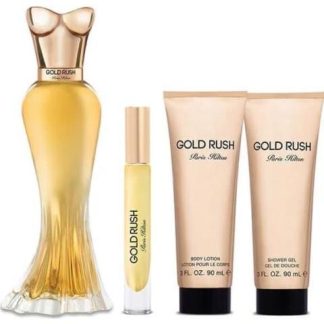 PERFUME SET PARIS HILTON GOLD RUSH TRANSPARENTE PARIS HILTON