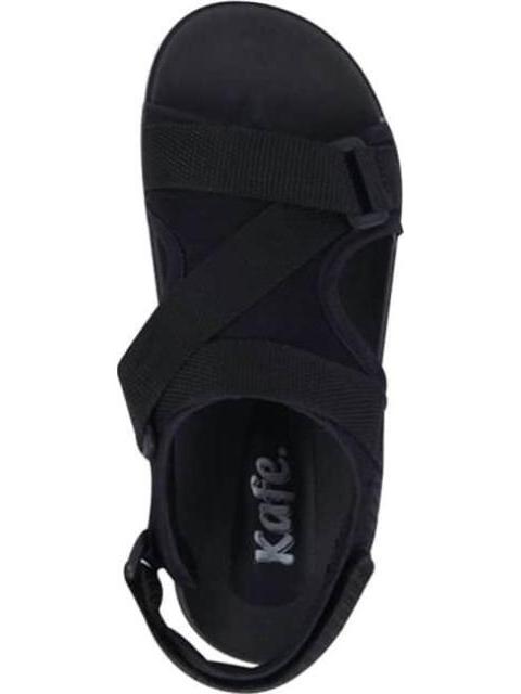 SANDALIA PLAYA Y BAÑO CINTAS TEXTILES NEGRO KAFE - Image 5