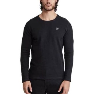 PLAYERA BASICA MANGA LARGA NEGRO NEXT CO