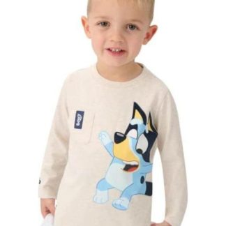 PLAYERA BLUEY BEIGE BLUEY