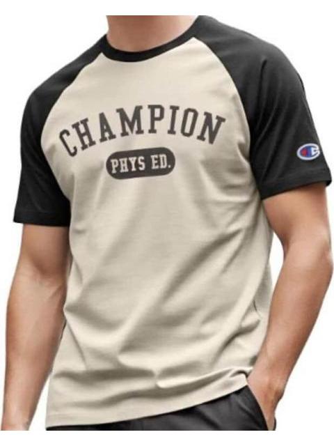 PLAYERA CHAMPION COLOR BLOCK RANGLAN SLEEVE CHAMPION PHYS BLANCO CHAMPION