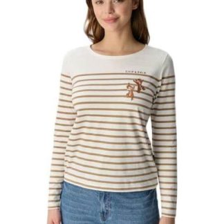 PLAYERA CHIP DALE BLANCO DISNEY