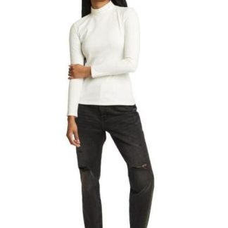 PLAYERA CUELLO ALTO BLANCO HOLLY LAND