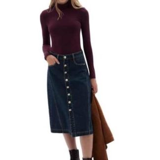 PLAYERA CUELLO ALTO VINO HOLLY LAND