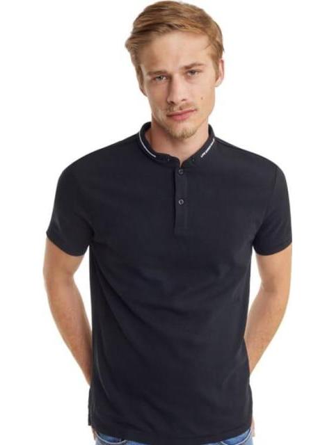 PLAYERA CUELLO POLO MANGA CORTA NEGRO NEXT CO - Image 3