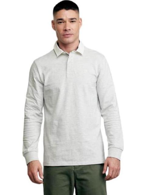 PLAYERA CUELLO POLO MANGA LARGA GRIS D.E.E.P SELECTION