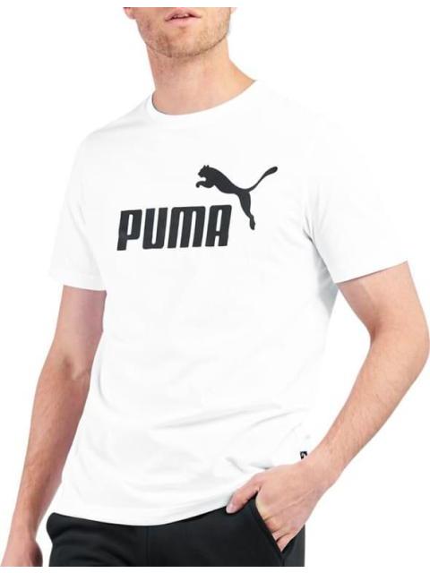 PLAYERA ESS LOGO TEE BLANCO/NEGRO PUMA