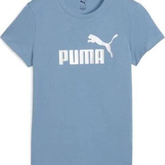 PLAYERA ESS METALLIC NO. 1 LOGO TEE AZUL PUMA