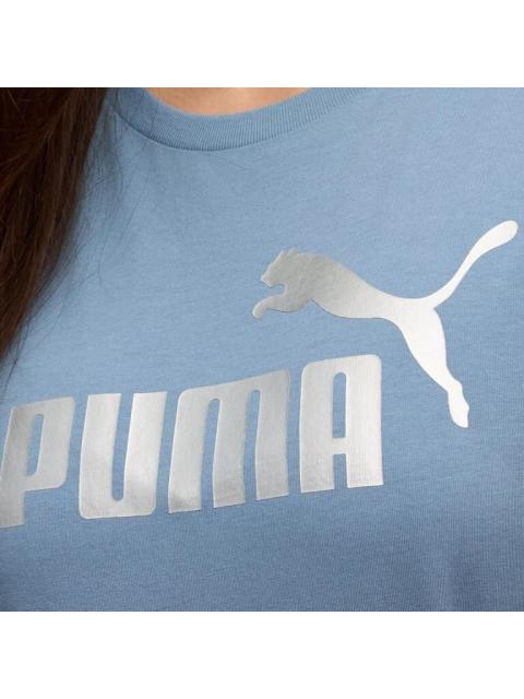PLAYERA ESS METALLIC NO. 1 LOGO TEE AZUL PUMA - Image 6