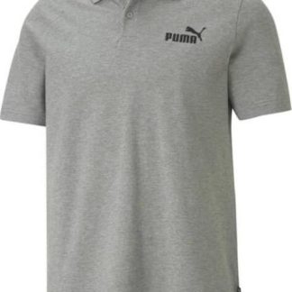 PLAYERA ESS PIQUE POLO GRIS PUMA