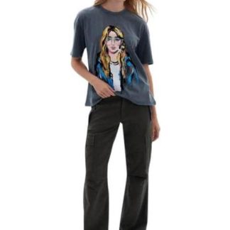 PLAYERA ESTAMPADA GRIS HOLLY LAND