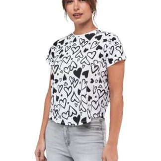 PLAYERA ESTAMPADA MANGA CORTA BLANCO HOLLY LAND