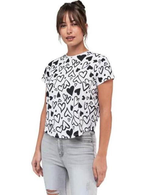 PLAYERA ESTAMPADA MANGA CORTA BLANCO HOLLY LAND