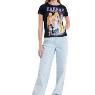 PLAYERA HANNA MONTANA NEGRO HANNAH MONTANA