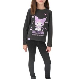 PLAYERA KUROMI GRIS KUROMI